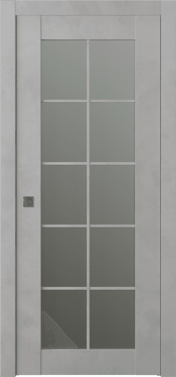 AVON 10 LITE VETRO LIGHT URBAN POCKET BELLDINNI MODERN INTERIOR DOOR