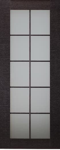 AVANTI 10 LITE VETRO BLACK APRICOT SLAB BELLDINNI MODERN INTERIOR DOOR - 1