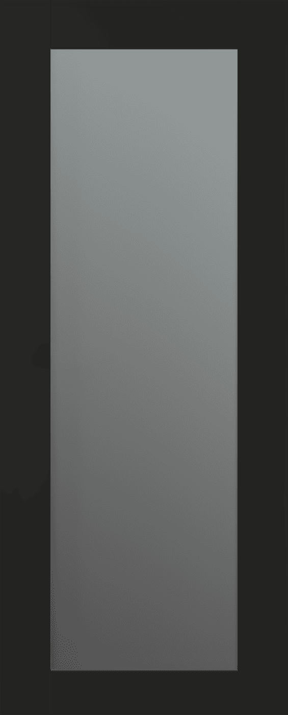 AVON 207 VETRO BLACK MATTE SLAB DOORS BELLDINNI MODERN INTERIOR DOOR - 1