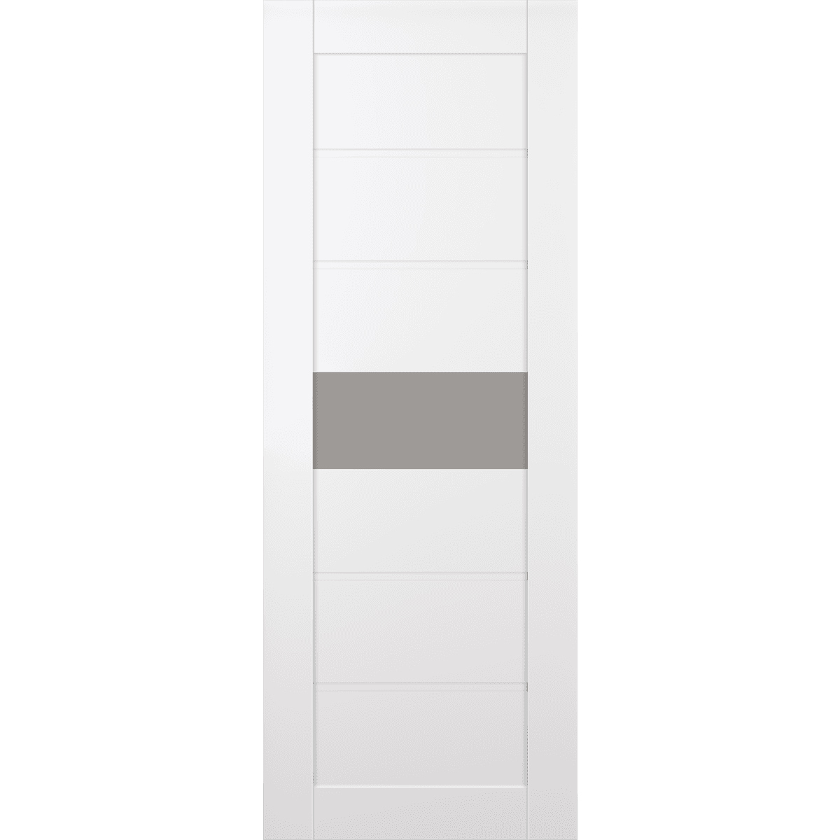 EDNA VETRO SNOW WHITE BARN BELLDINNI MODERN INTERIOR DOOR - 2