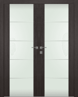 AVON 202 4H VETRO VERALINGA OAK CLOSET BELLDINNI MODERN INTERIOR DOOR - 1