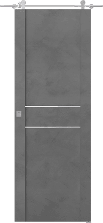 AVON 01 2HN DARK URBAN BARN BELLDINNI MODERN INTERIOR DOOR - 1