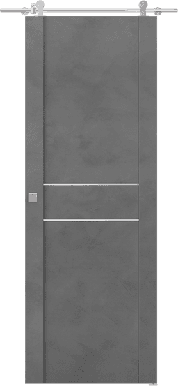 AVON 01 2HN DARK URBAN BARN BELLDINNI MODERN INTERIOR DOOR - 1