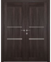 AVON 07 3H VERALINGA OAK DOUBLE BELLDINNI MODERN INTERIOR DOOR - 1