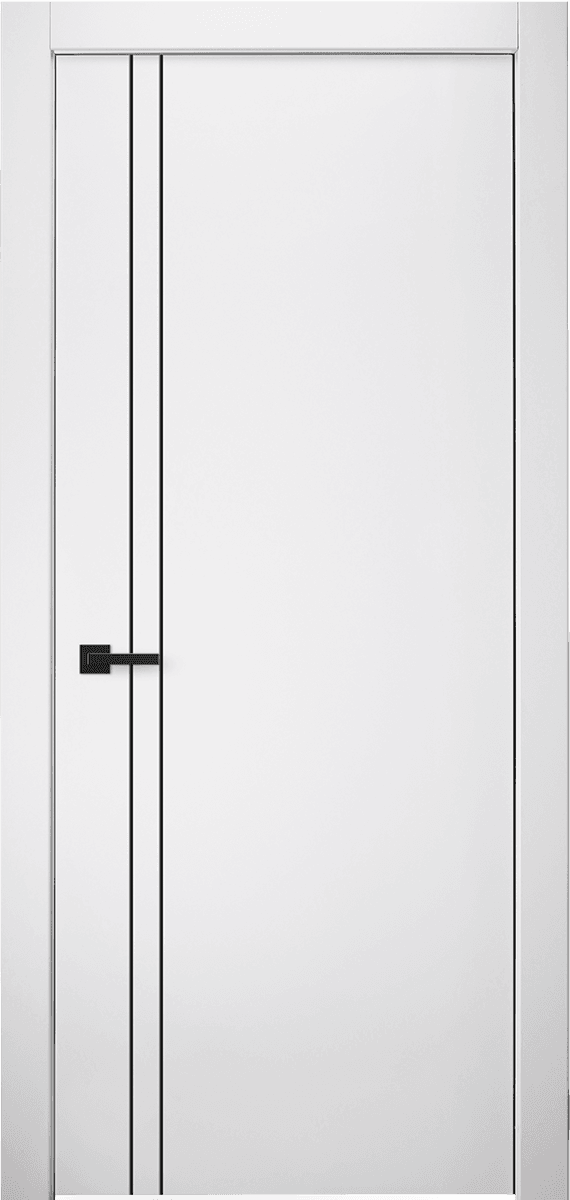 PALLADIO 2V BLACK BIANCO NOBLE SWING DOORS BELLDINNI MODERN INTERIOR DOOR