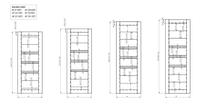 DORA VETRO GRAY OAK DOUBLE MAGIC BELLDINNI MODERN INTERIOR DOOR - 3