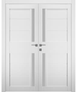 ESTA VETRO BIANCO NOBLE CLOSET BELLDINNI MODERN INTERIOR DOOR - 1