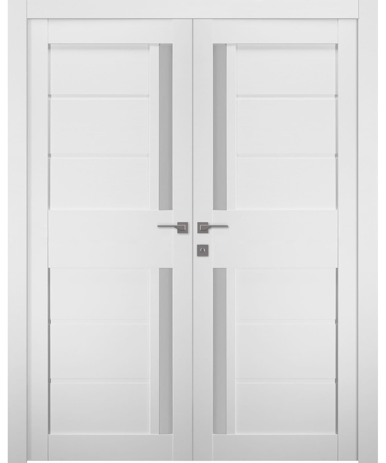 ESTA VETRO BIANCO NOBLE CLOSET BELLDINNI MODERN INTERIOR DOOR - 1