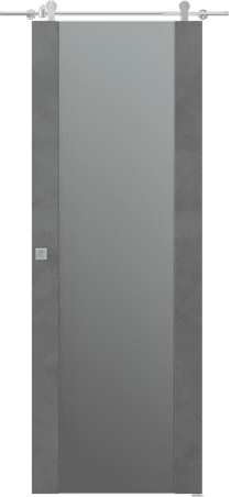 AVON 202 VETRO DARK URBAN BARN BELLDINNI MODERN INTERIOR DOOR - 1