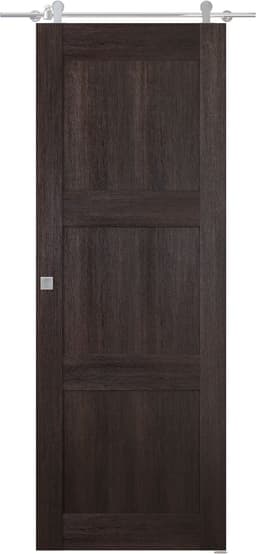 AVON 07 2RN VERALINGA OAK DOUBLE BARN BELLDINNI MODERN INTERIOR DOOR - 1