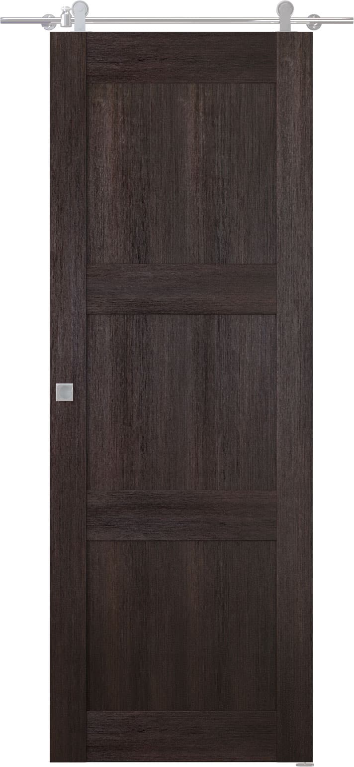 AVON 07 2RN VERALINGA OAK DOUBLE BARN BELLDINNI MODERN INTERIOR DOOR - 1