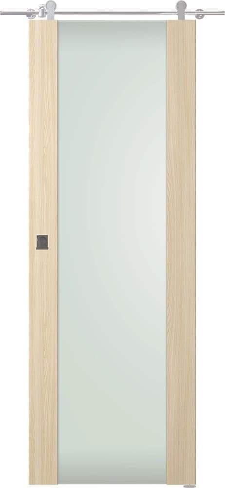 AVON 202 VETRO LOIRE ASH DOUBLE BARN DOORS BELLDINNI MODERN INTERIOR DOOR - 1