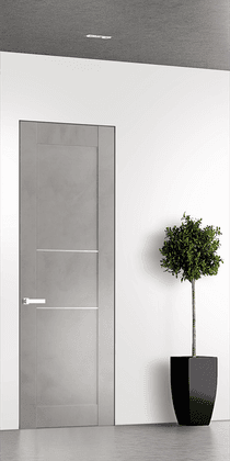 AVON 07 2H LIGHT URBAN INVISIBLE METAL FRAME BELLDINNI MODERN INTERIOR DOOR - 1