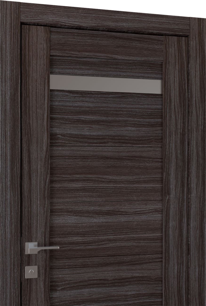 PERLA VETRO GRAY OAK BYPASS BELLDINNI MODERN INTERIOR DOOR - 3