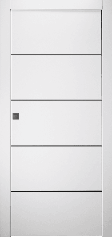 SMART PRO 4H BLACK POLAR WHITE POCKET DOORS BELLDINNI MODERN INTERIOR DOOR - 1