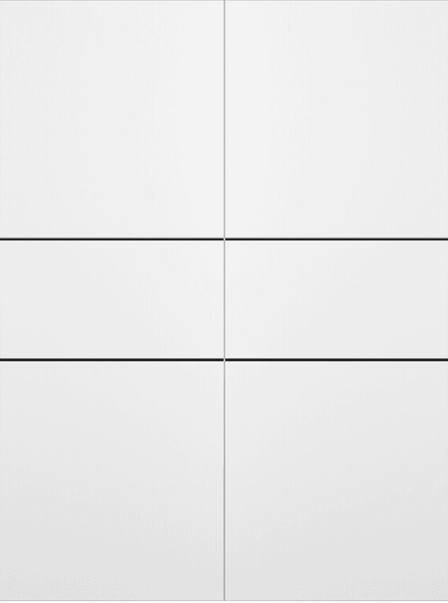 SMART PRO 2H BLACK POLAR WHITE DOUBLE BARN DOORS BELLDINNI MODERN INTERIOR DOOR - 2