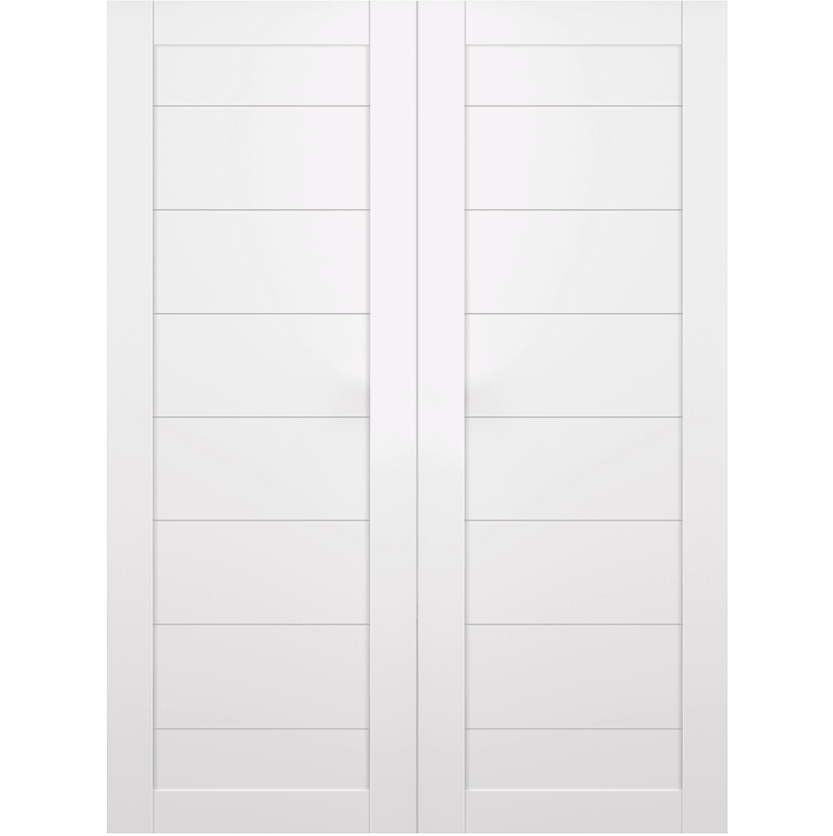 ERMI SNOW WHITE BYPASS BELLDINNI MODERN INTERIOR DOOR - 2
