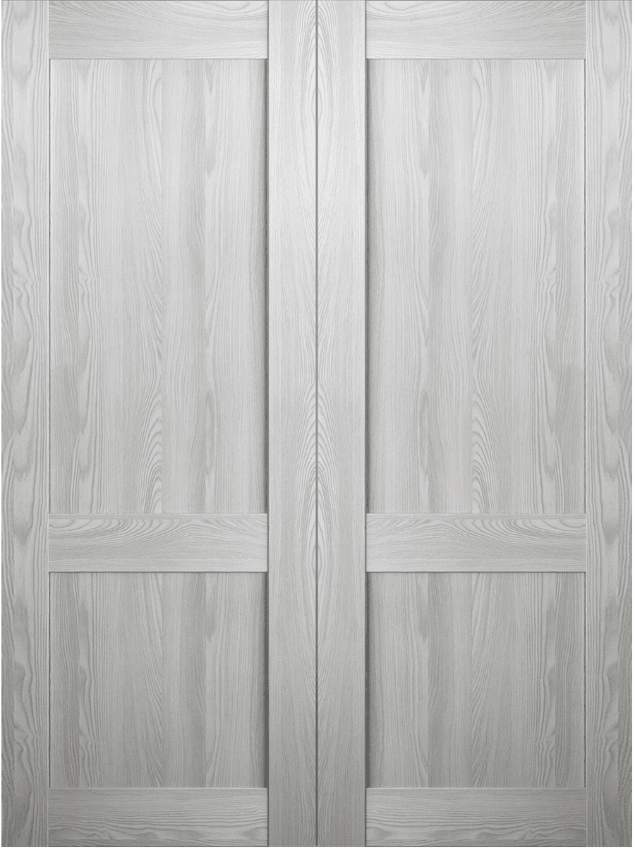 AVON 07 R RIBEIRA ASH DOUBLE BARN BELLDINNI MODERN INTERIOR DOOR - 2