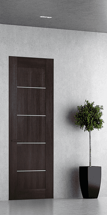 AVON 07 4H VERALINGA OAK INVISIBLE METAL FRAME BELLDINNI MODERN INTERIOR DOOR - 1