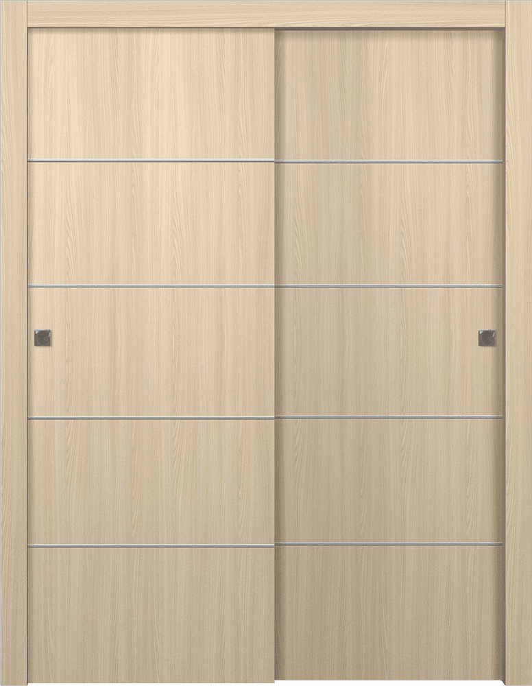 OPTIMA 4H LOIRE ASH BYPASS DOORS BELLDINNI MODERN INTERIOR DOOR - 1