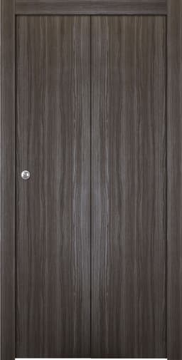 UNICA GRAY OAK BI-FOLD BELLDINNI MODERN INTERIOR DOOR - 1