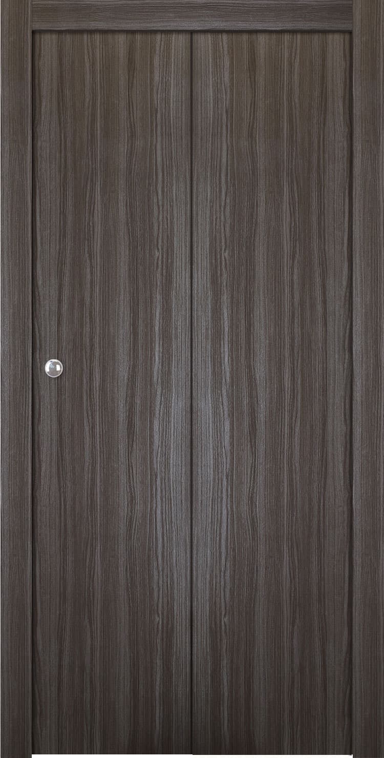 UNICA GRAY OAK BI-FOLD BELLDINNI MODERN INTERIOR DOOR - 1