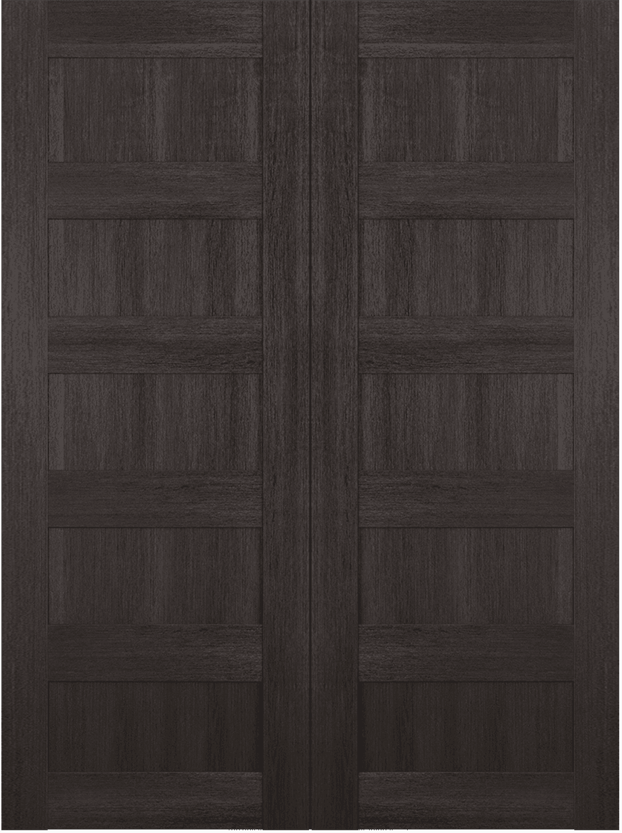 AVON 07 4R VERALINGA OAK DOUBLE BARN BELLDINNI MODERN INTERIOR DOOR - 2
