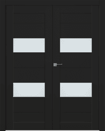 BERTA VETRO BLACK MATTE CLOSET BELLDINNI MODERN INTERIOR DOOR - 1