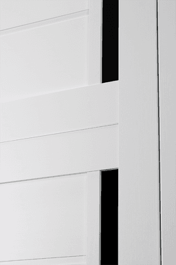 ESTA BLACK VETRO BIANCO NOBLE DOUBLE BI-FOLD BELLDINNI MODERN INTERIOR DOOR - 3