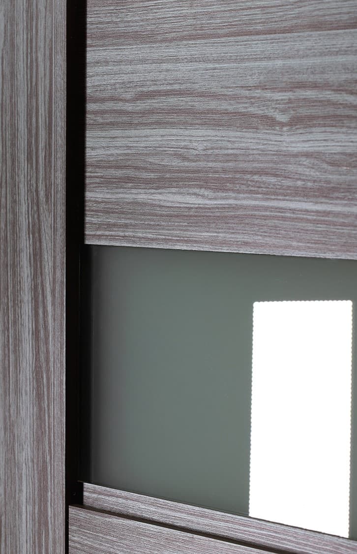 IMMA VETRO GRAY OAK SLAB BELLDINNI MODERN INTERIOR DOOR - 2