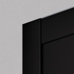 SHAKER 1 PANEL BLACK MATTE DOUBLE BARN BELLDINNI MODERN INTERIOR DOOR - 3