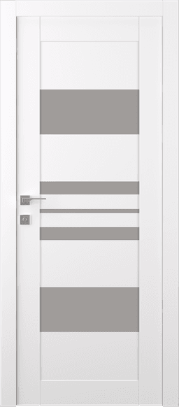 ROMI VETRO SNOW WHITE SWING BELLDINNI MODERN INTERIOR DOOR - 1