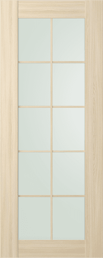 AVON 10 LITE VETRO LOIRE ASH SLAB BELLDINNI MODERN INTERIOR DOOR - 1