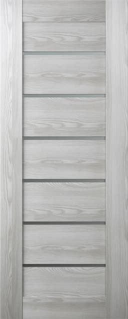 AVON 07-02 VETRO RIBEIRA ASH SLAB BELLDINNI MODERN INTERIOR DOOR - 1