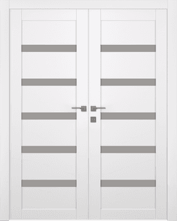 LEORA VETRO SNOW WHITE CLOSET BELLDINNI MODERN INTERIOR DOOR - 1