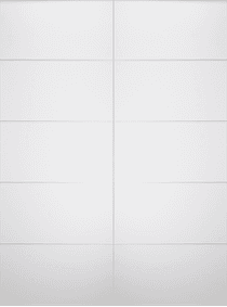 ARVIKA POLAR WHITE DOUBLE BARN BELLDINNI MODERN INTERIOR DOOR - 2