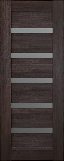 AVON 07-04 VETRO VERALINGA OAK DOUBLE BELLDINNI MODERN INTERIOR DOOR - 3
