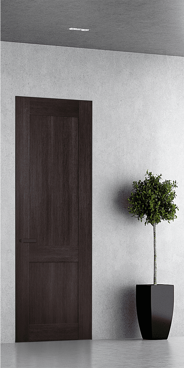 AVON 07 R VERALINGA OAK DOUBLE INVISIBLE METAL FRAME BELLDINNI MODERN INTERIOR DOOR - 1