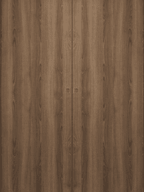 OPTIMA PECAN NUTWOOD DOUBLE MAGIC DOORS BELLDINNI MODERN INTERIOR DOOR - 1