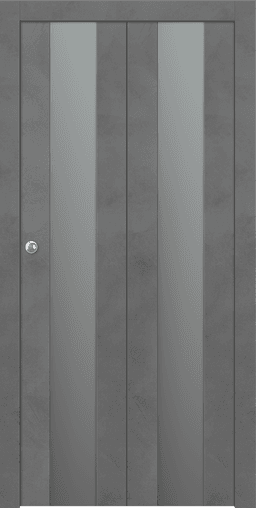 AVON 202 VETRO DARK URBAN BI-FOLD BELLDINNI MODERN INTERIOR DOOR - 1