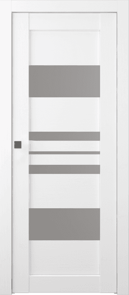 ROMI VETRO BIANCO NOBLE POCKET BELLDINNI MODERN INTERIOR DOOR - 1