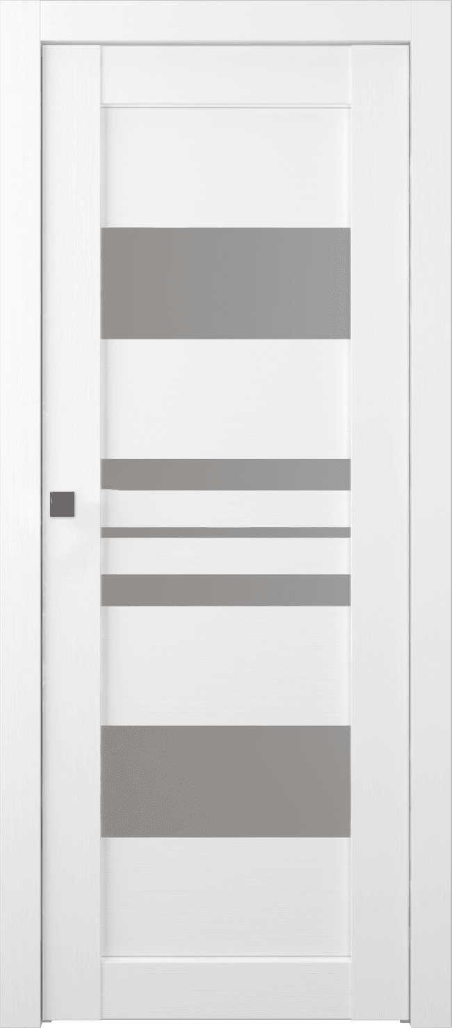 ROMI VETRO BIANCO NOBLE POCKET BELLDINNI MODERN INTERIOR DOOR - 1