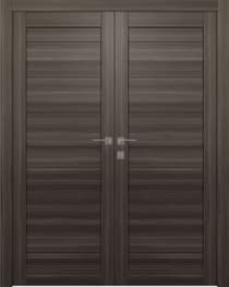 ERMI GRAY OAK DOUBLE BELLDINNI MODERN INTERIOR DOOR - 1