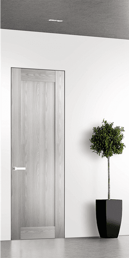 AVON 07 RIBEIRA ASH INVISIBLE METAL FRAME BELLDINNI MODERN INTERIOR DOOR - 1