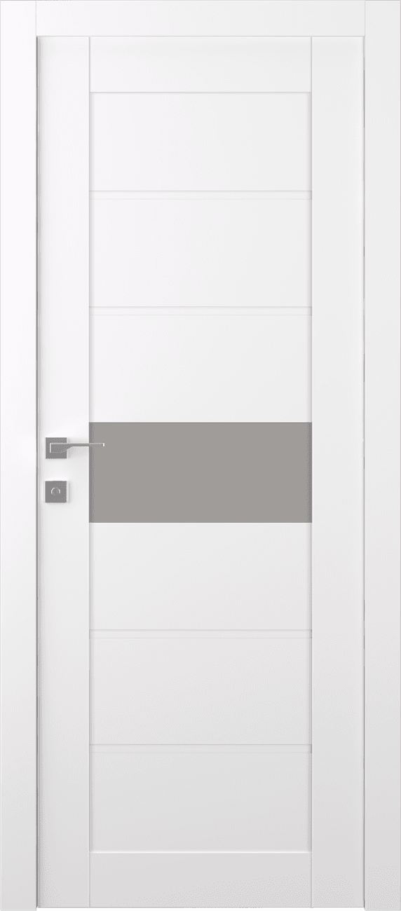 EDNA VETRO SNOW WHITE SWING BELLDINNI MODERN INTERIOR DOOR