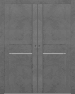 AVON 01 2HN DARK URBAN DOUBLE POCKET DOORS BELLDINNI MODERN INTERIOR DOOR - 1