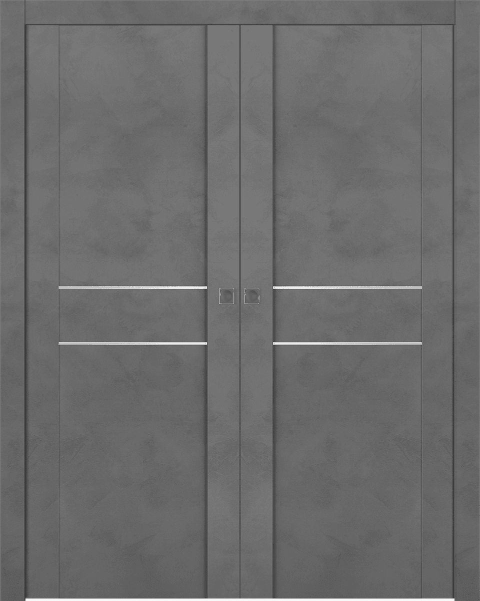 AVON 01 2HN DARK URBAN DOUBLE POCKET DOORS BELLDINNI MODERN INTERIOR DOOR - 1