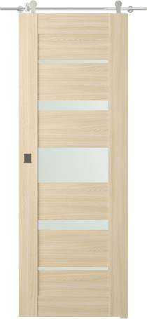 AVON 07-03 VETRO LOIRE ASH BARN DOORS BELLDINNI MODERN INTERIOR DOOR - 1