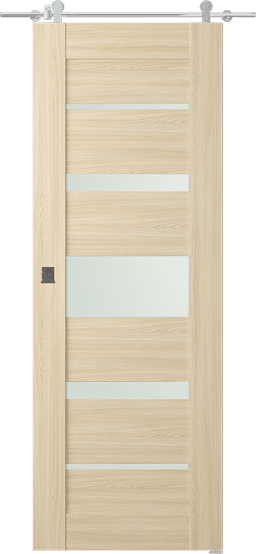 AVON 07-03 VETRO LOIRE ASH BARN DOORS BELLDINNI MODERN INTERIOR DOOR - 1