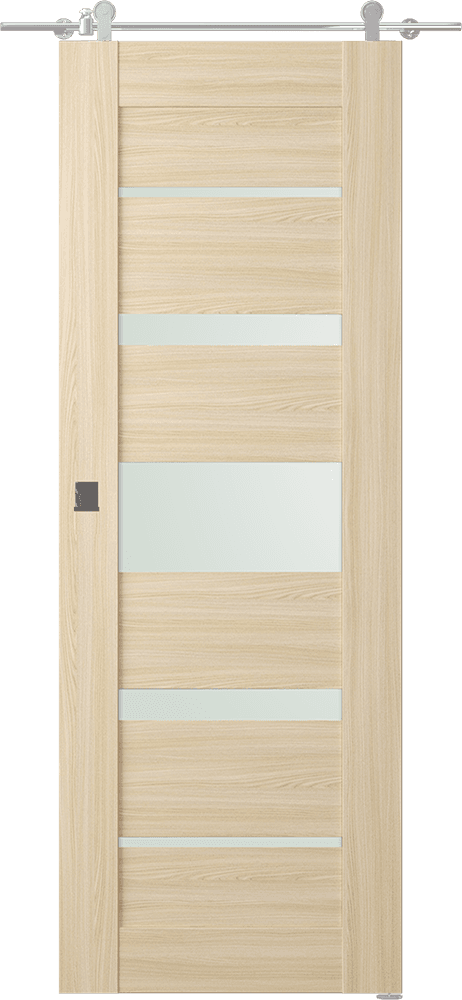 AVON 07-03 VETRO LOIRE ASH BARN DOORS BELLDINNI MODERN INTERIOR DOOR - 1